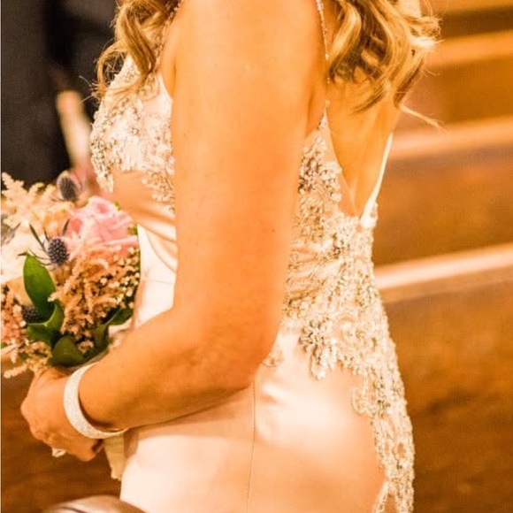 Elegant Pink Evening Gown - Picture 8 of 12